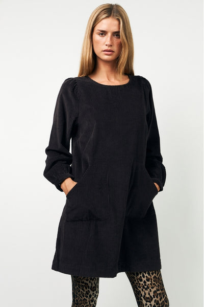 CarlaLL Short Dress 87 Dark Mokka - 25445-3018 Thumbnail