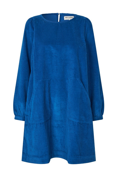 CarlaLL Short Dress 97 Neon Blue - 25445-3018 Thumbnail