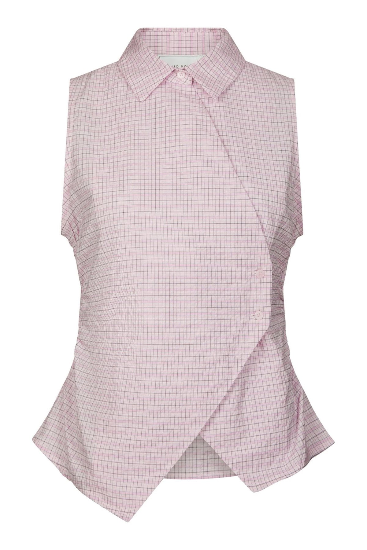 Celest Check Top LIGHT PINK - 169021