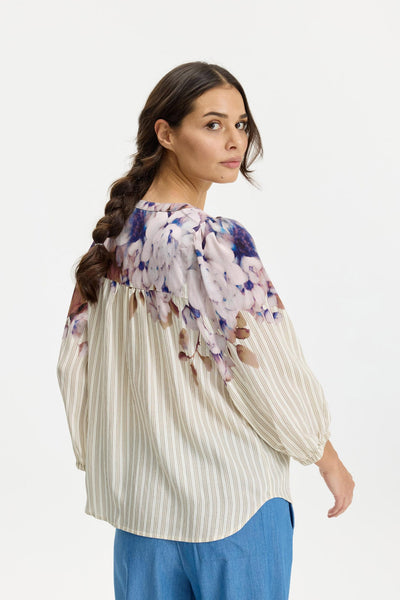 Clear blouse Blue - 17061 Thumbnail