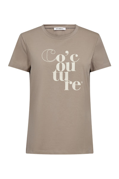 CocoutureCC Tee 2006-Taupe - 43002 Thumbnail