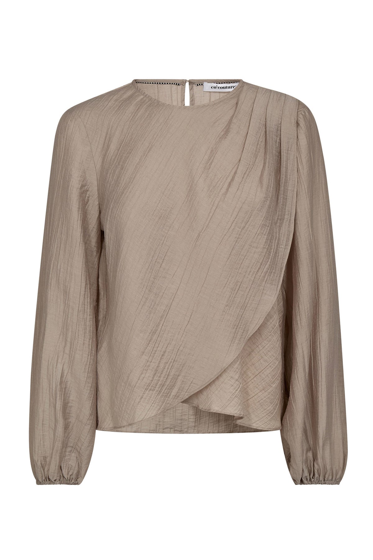 ConnyCC Drape Blouse 984-Mink - 45004