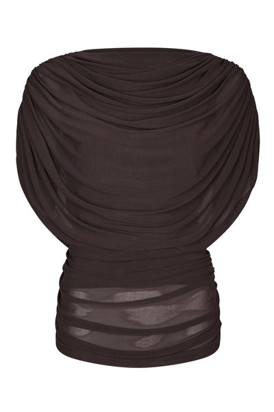 Cottuna Drapy Mesh Brown - 167205 Thumbnail