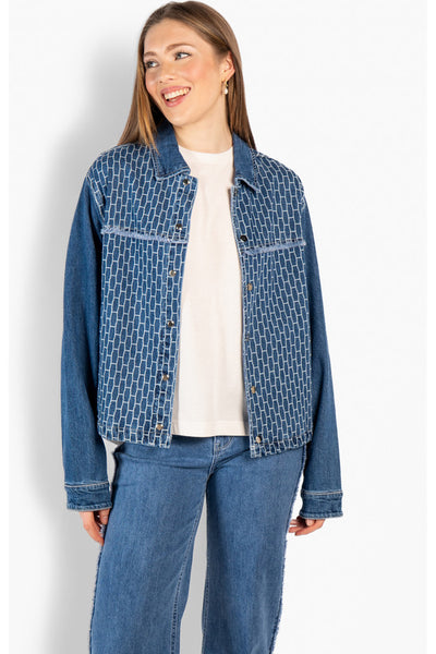 DHARMA Jacket 9501 Light Wash Blue Denim - 2610200514 Thumbnail
