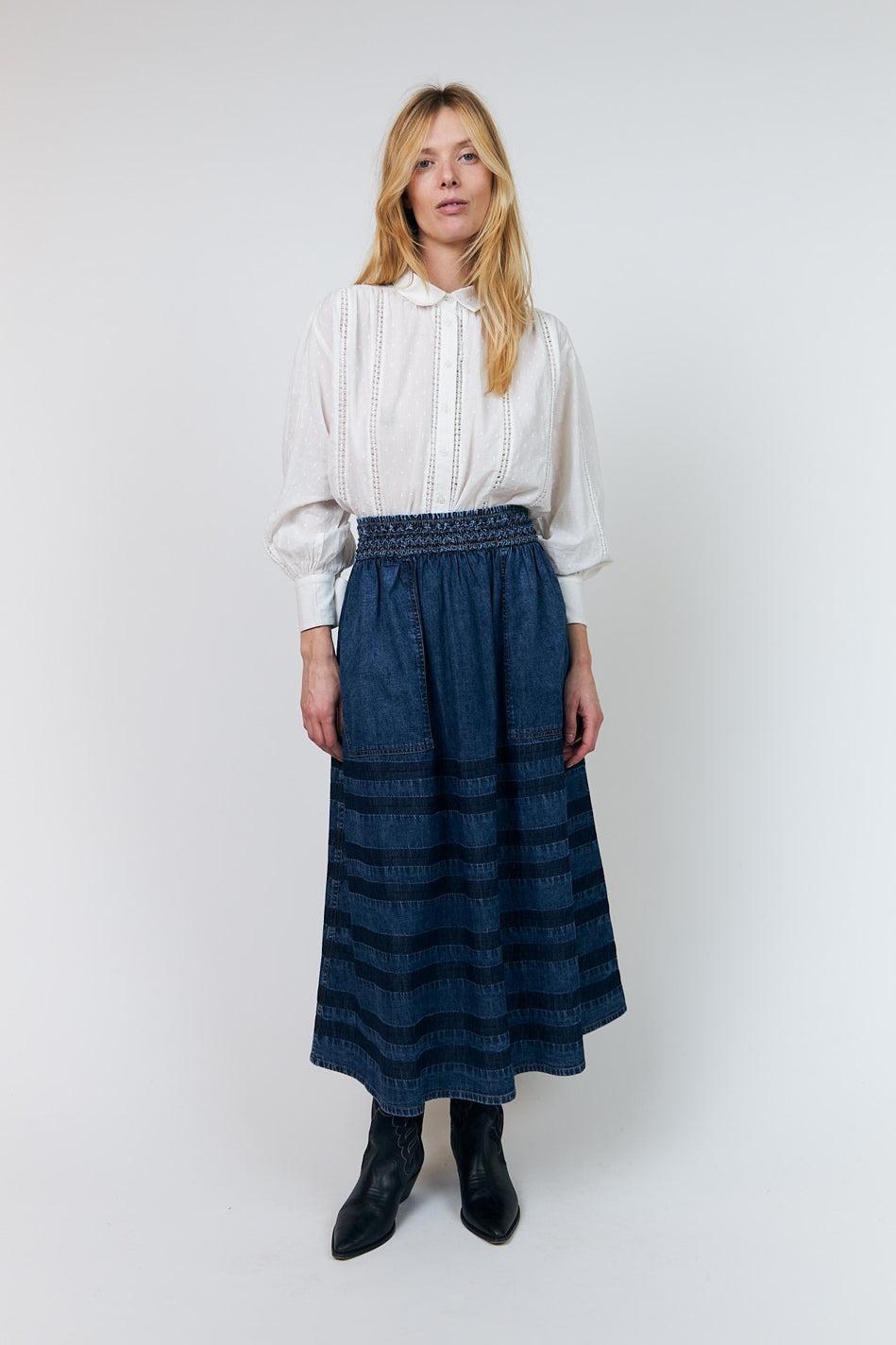 AmondLL Maxi Skirt 20 Blue - 26421-2010