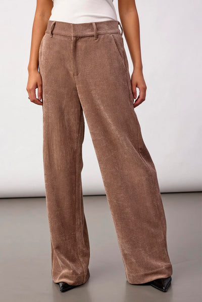 DaisyCC Cord Pant 20009-Walnut - 500574 Thumbnail