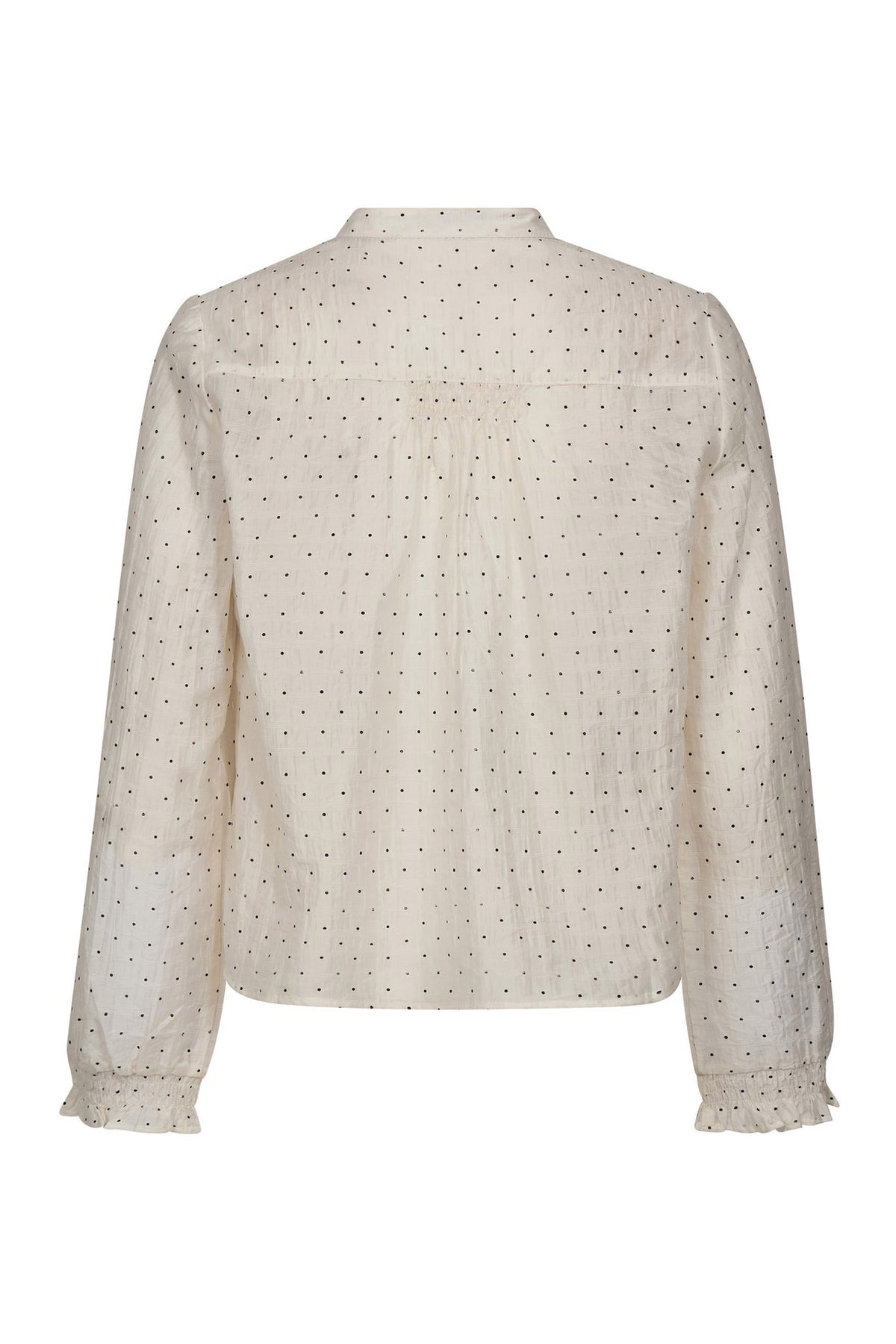 DallyCC Dot V-Shirt 11-Off white - 45007