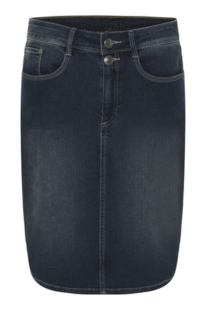 Denim Skirt 6679-Dk. Denim - 7361/692