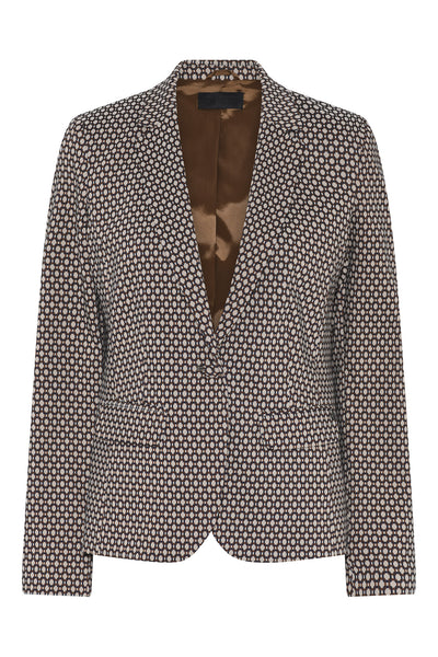 Ditte Blazer w stretch lining 3769-Chain - 3417/360 Thumbnail