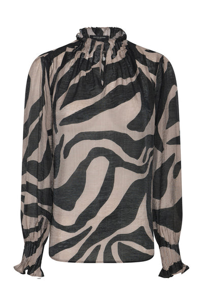 DuscleBBTerese blouse Zebra print - BBW4672 Thumbnail