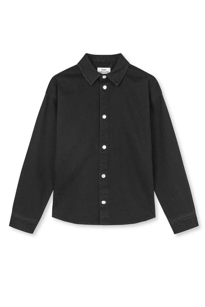 Dyed Denim Gisla Shirt Black - 205404 Thumbnail