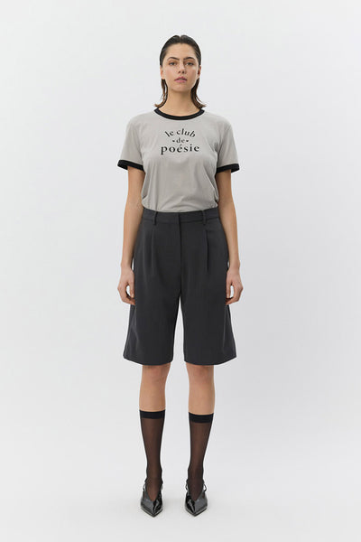 ELSASW BERMUDA SUITING SHORTS 8008 Dark grey - S261377 Thumbnail