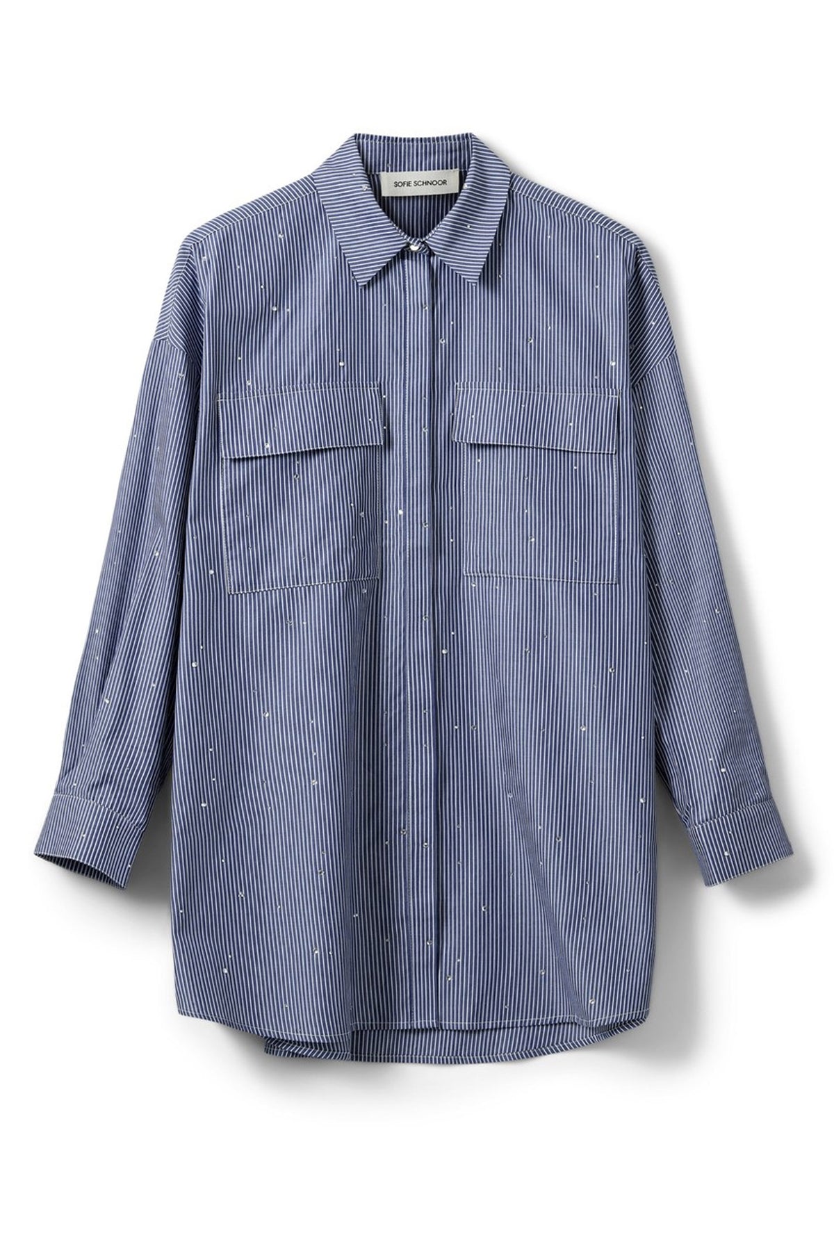 ELYNSW SHIRT 5092 Blue striped - S251220