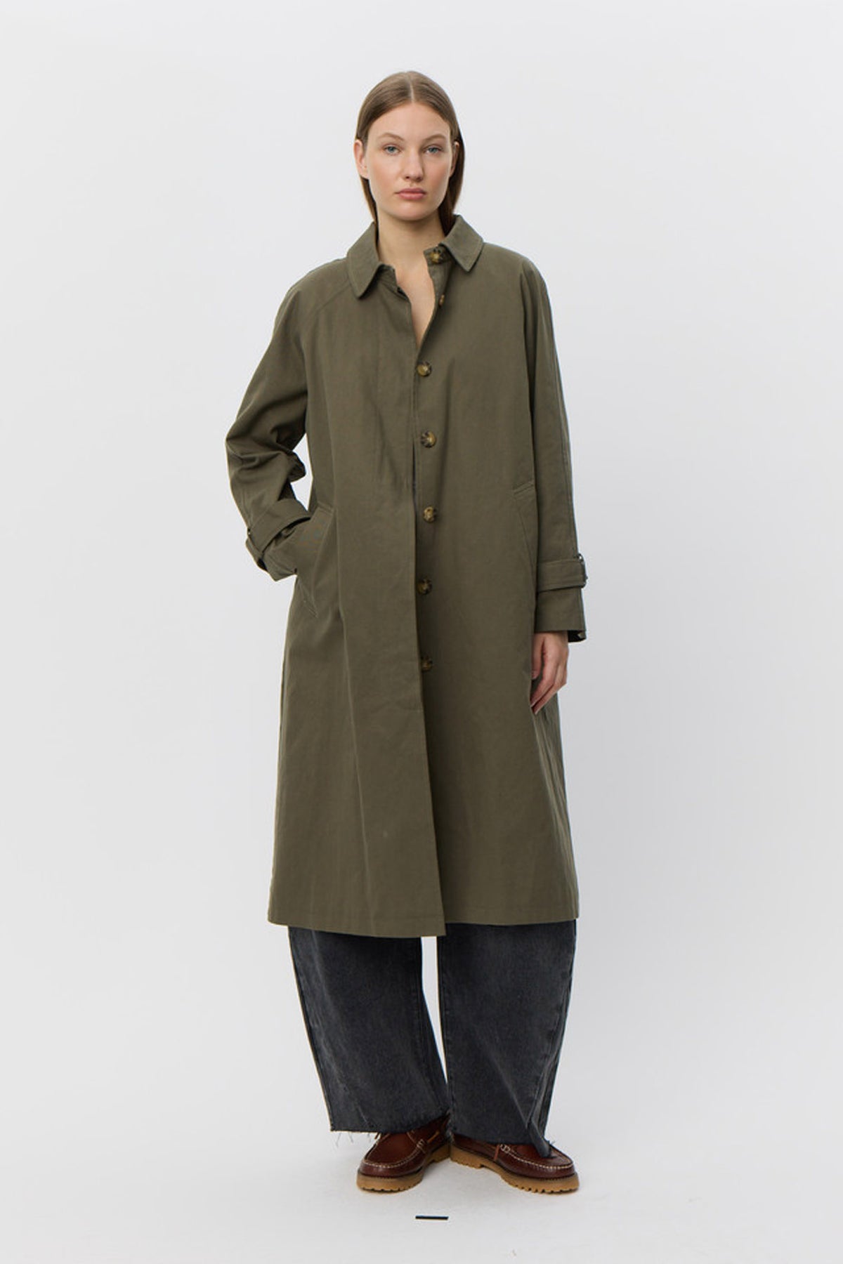 ENISESW COAT 3039 Army green - SNOS688