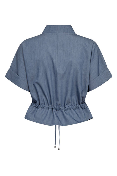 EllyCC Vest 586-Dusty Blue - 40061 Thumbnail