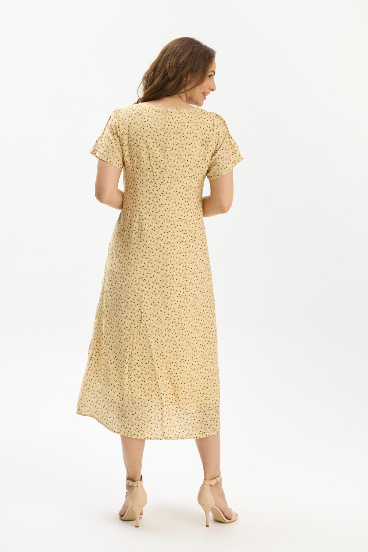 Enola dress Butter yellow - 17056