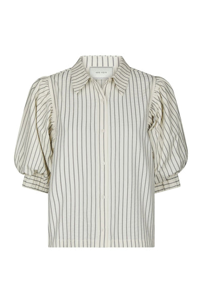 Etta Slim Stripe Shirt OFF WHITE - 168663 Thumbnail