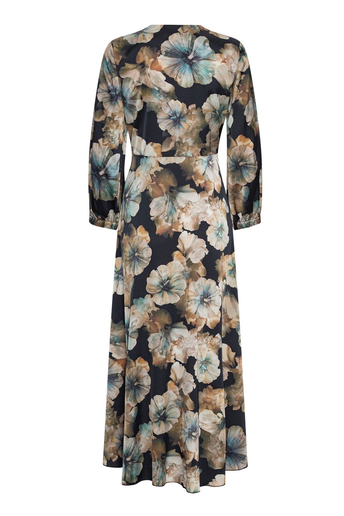 FAYE THREE QUARTER KJOLE maxi floral - FAYE THREE QUARTER