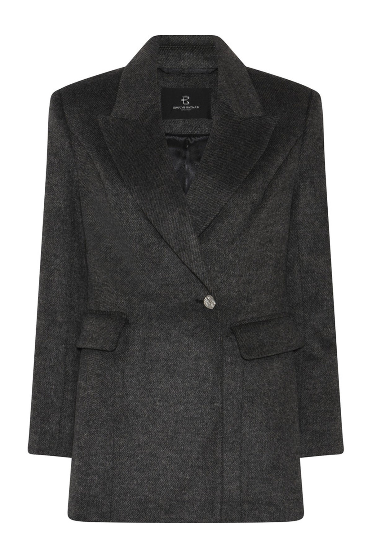FallopiaBBWillia jacket Dark grey melange - BBW4660