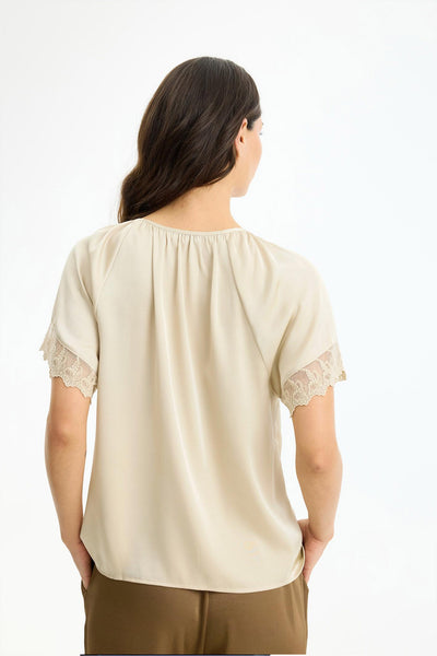 Faye blouse CHAMPAGNE - 17192 Thumbnail