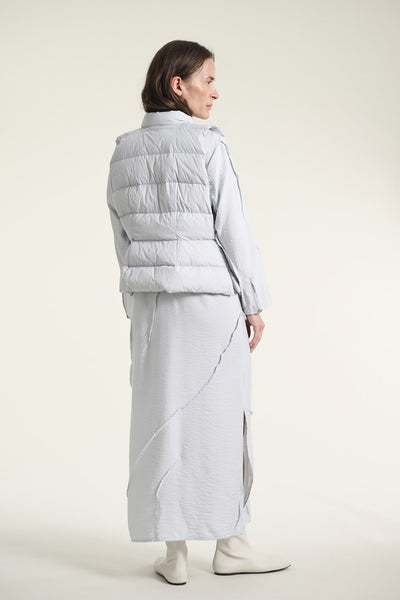 Feather down vest TENDER BLUE - 261-2092-5631 Thumbnail