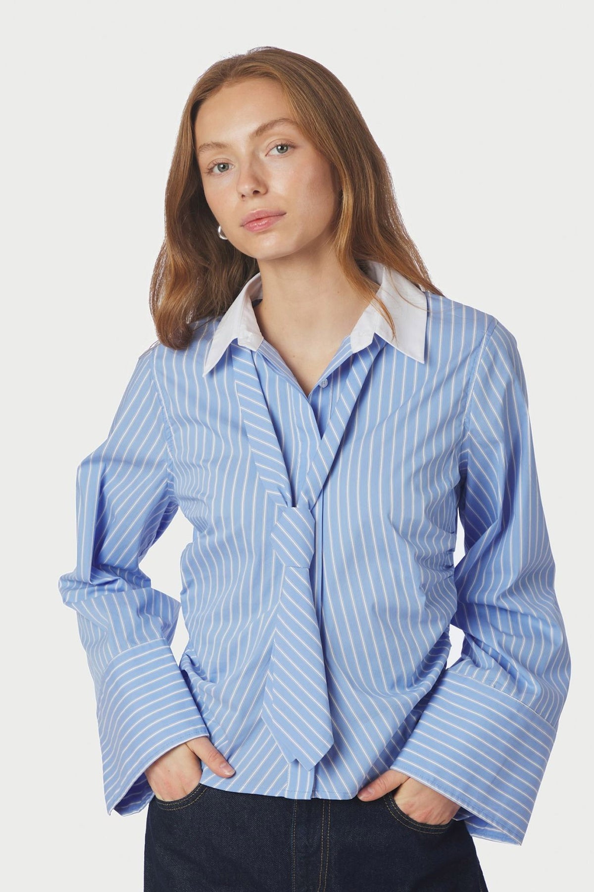 Franceca Stripe Light Blue - 165981