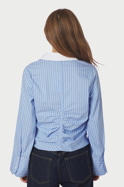 Franceca Stripe Light Blue - 165981 Thumbnail