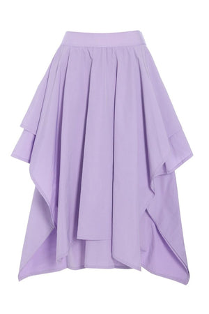 Fukkura nederdel med elastik SOFT LAVENDER - 262-2380-5678