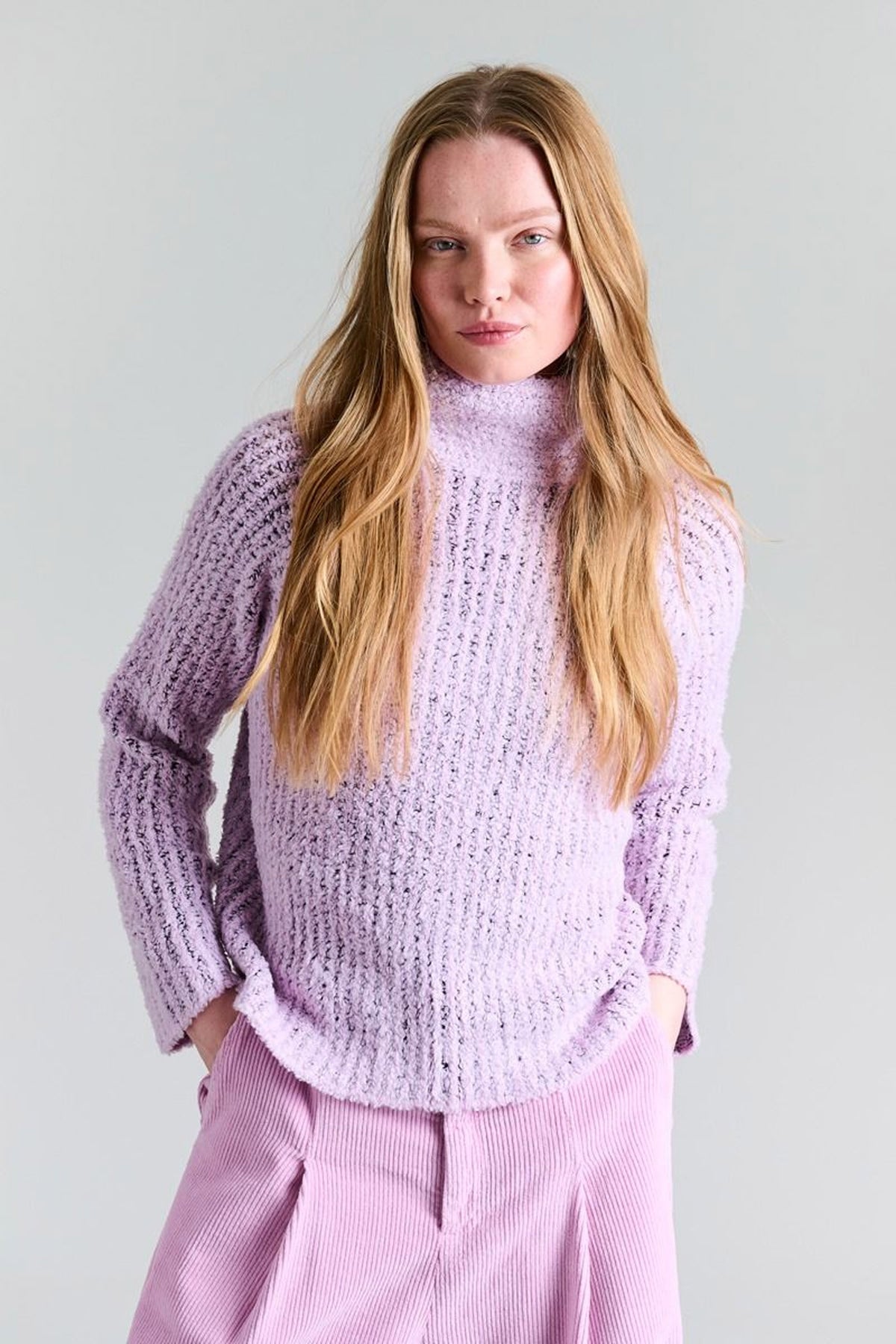 Fuwatto raglan bluse Candyfloss - 257-1069-5466