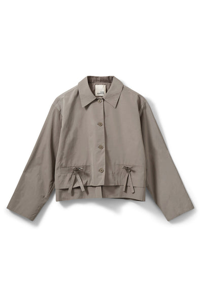 GEMSW SHORT JACKET 3072 Dusty green - S261255 Thumbnail