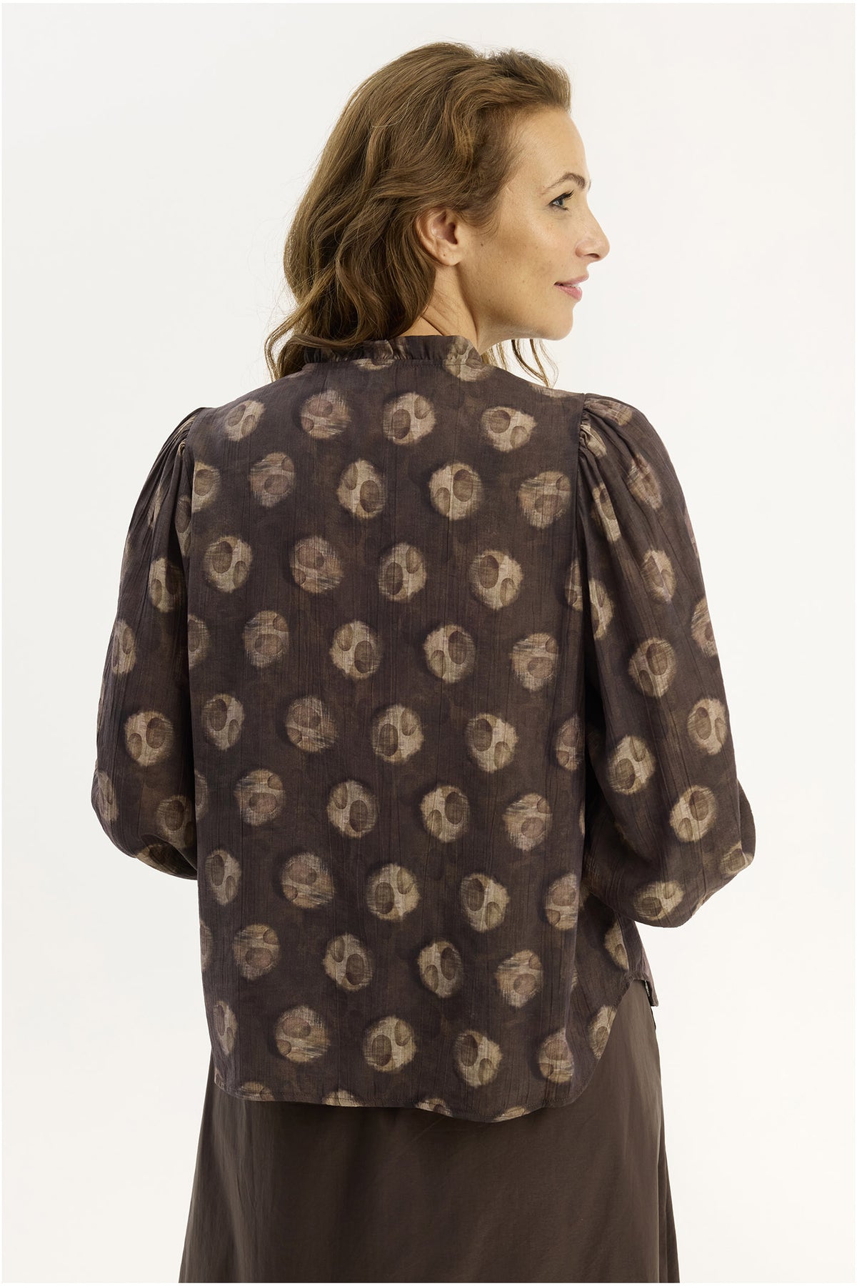 Gry blouse Brown - 16932