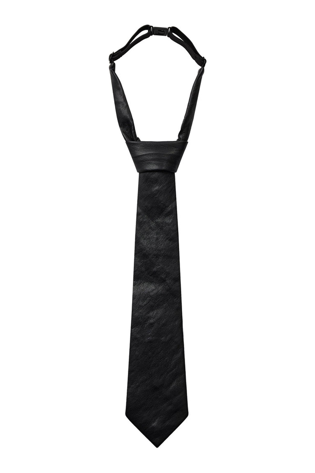 PU Tie Slips Black - HL10699