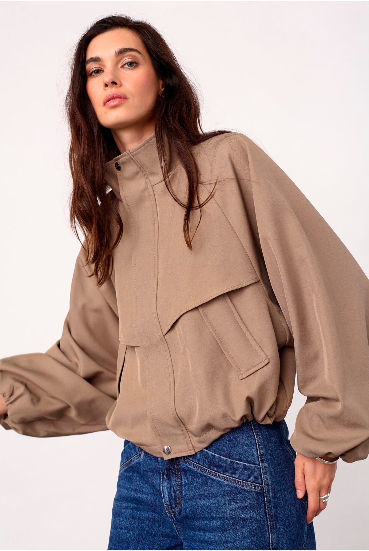 LunaCC Jacket 20018-Taupe - 500392