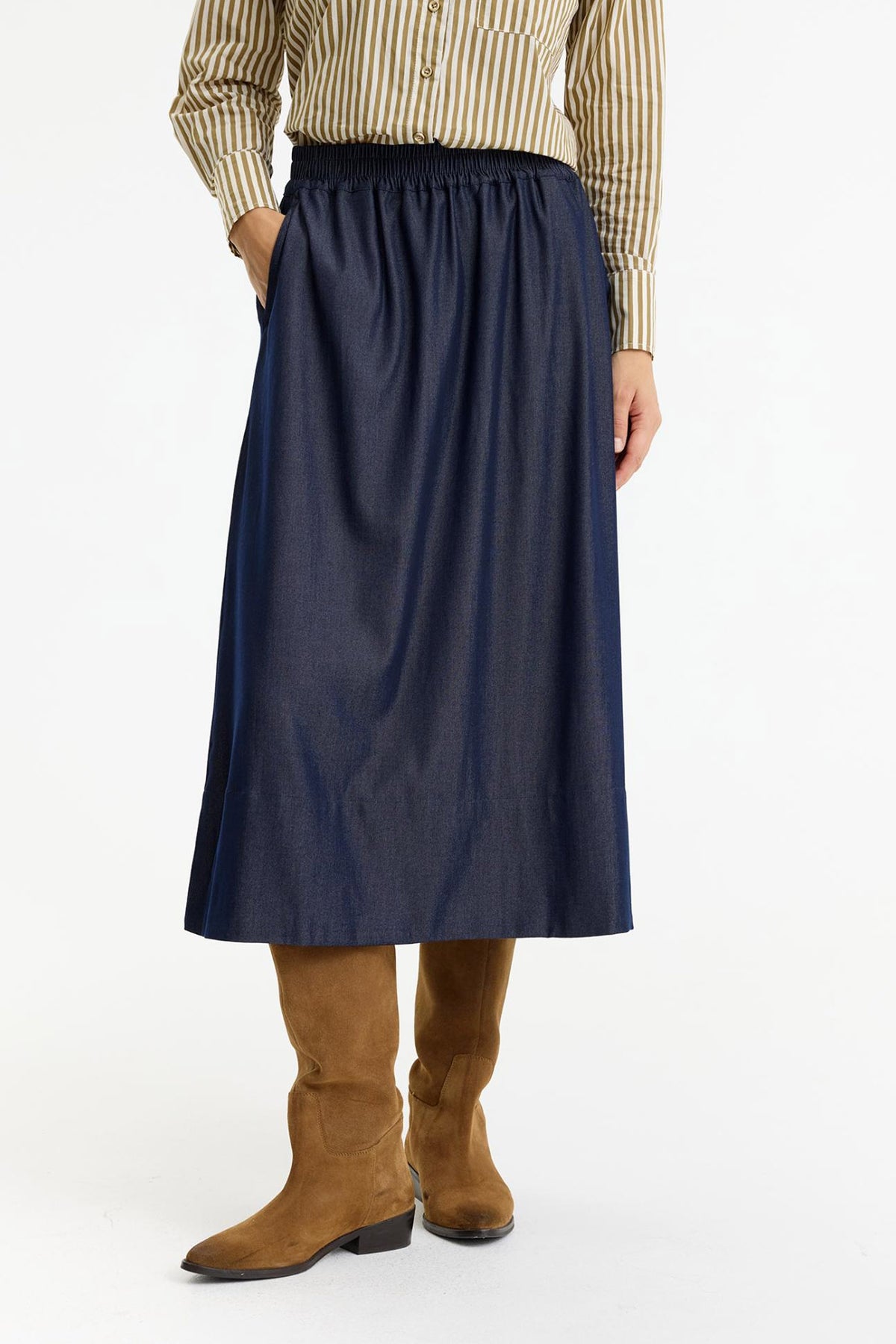 Hannah skirt DARK BLUE - 16972
