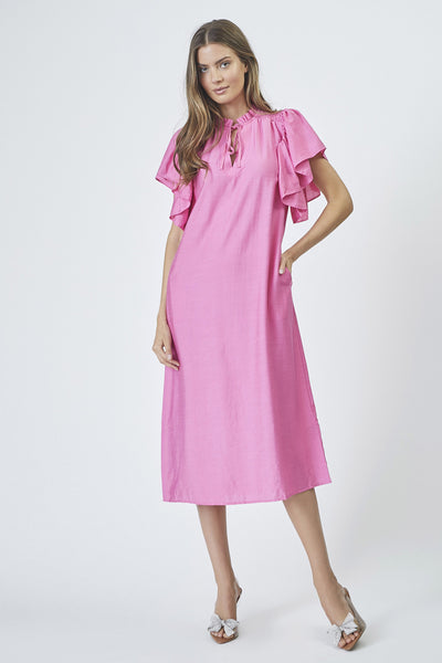 HeraCC SS Frill Dress 330-Pink Thumbnail
