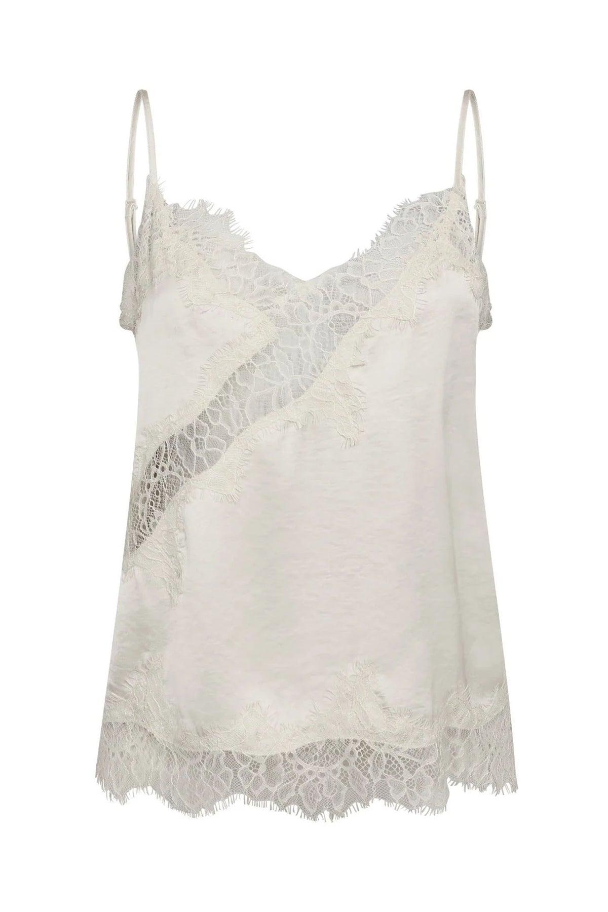 IdunCC Lace Top 11-Off white - 45166