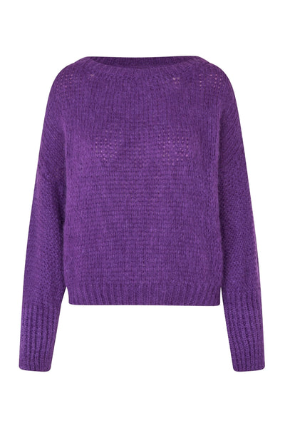IsoldeLL Knit Jumper LS 50 Dark Lavender - 25503-5003 Thumbnail