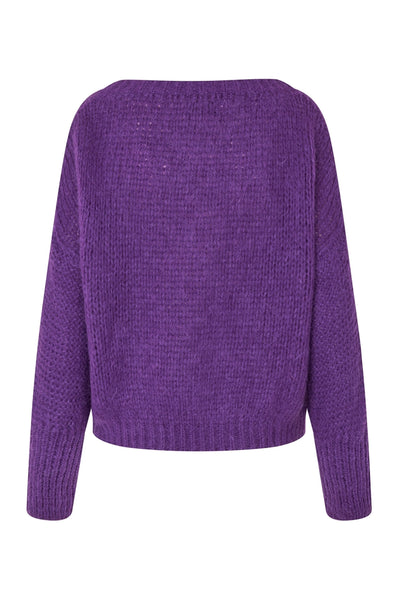 IsoldeLL Knit Jumper LS 50 Dark Lavender - 25503-5003 Thumbnail