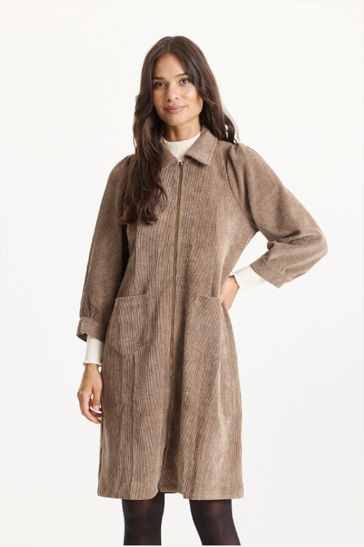 Ivy dress Light brown - 16814