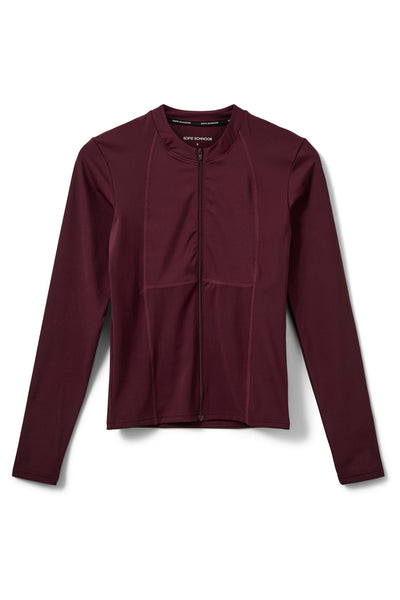 JAYASPO ZIP BLOUSE 4067 Burgundy - SPO1036 Thumbnail
