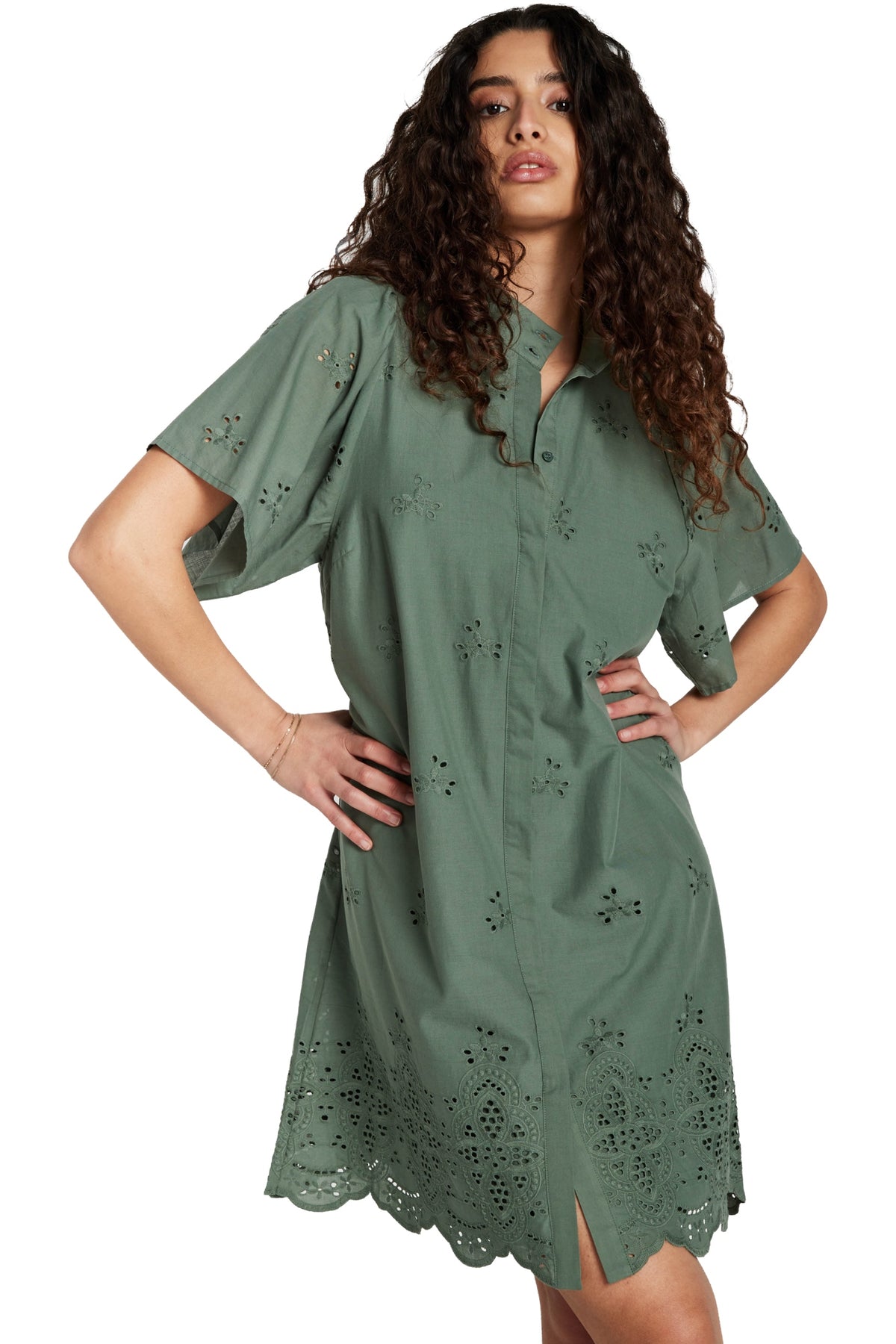 Myntebbphilly Dress Sweet Green - BBW5037