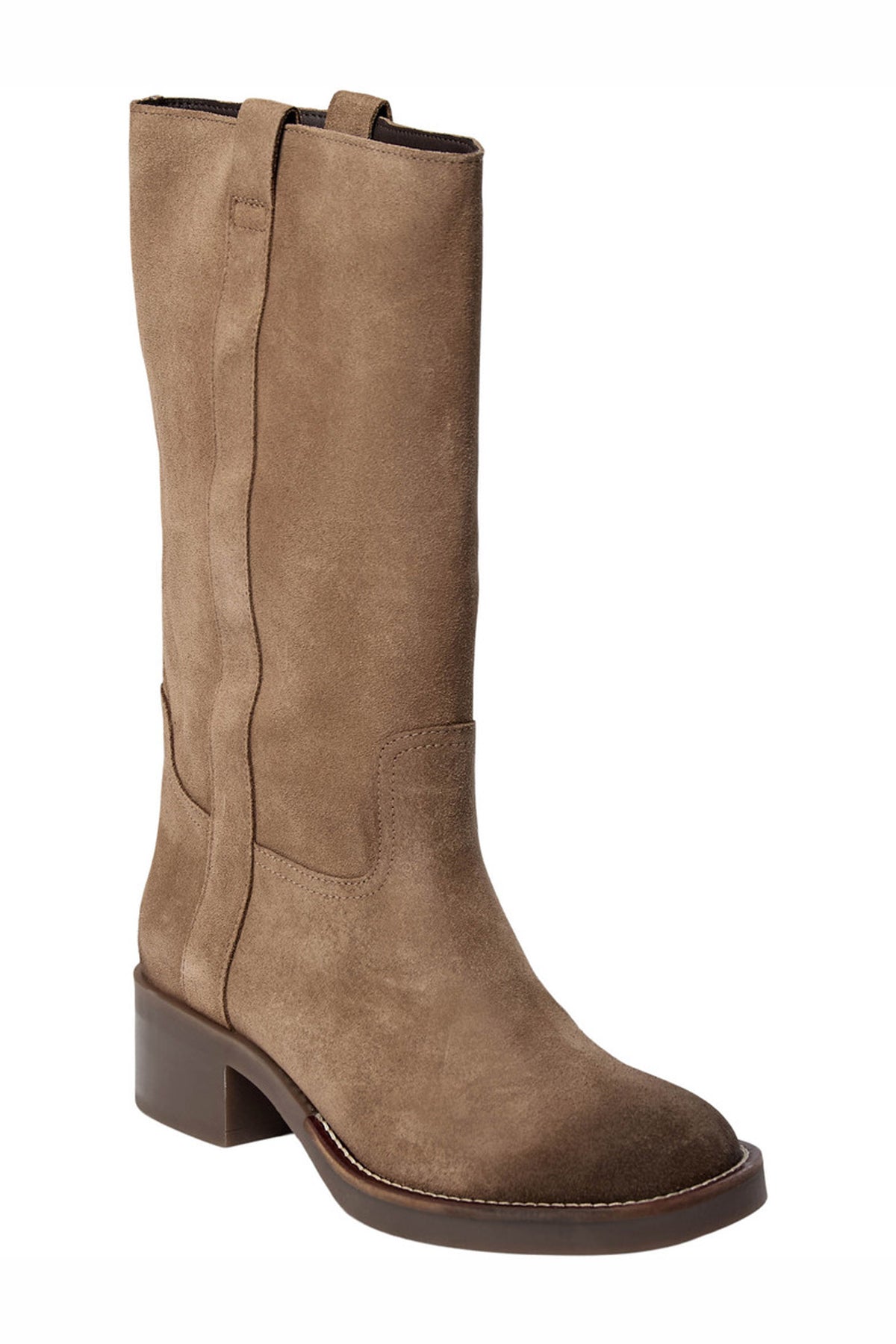 JULIANESW SUEDE BOOT 7042 Dark sand - T491