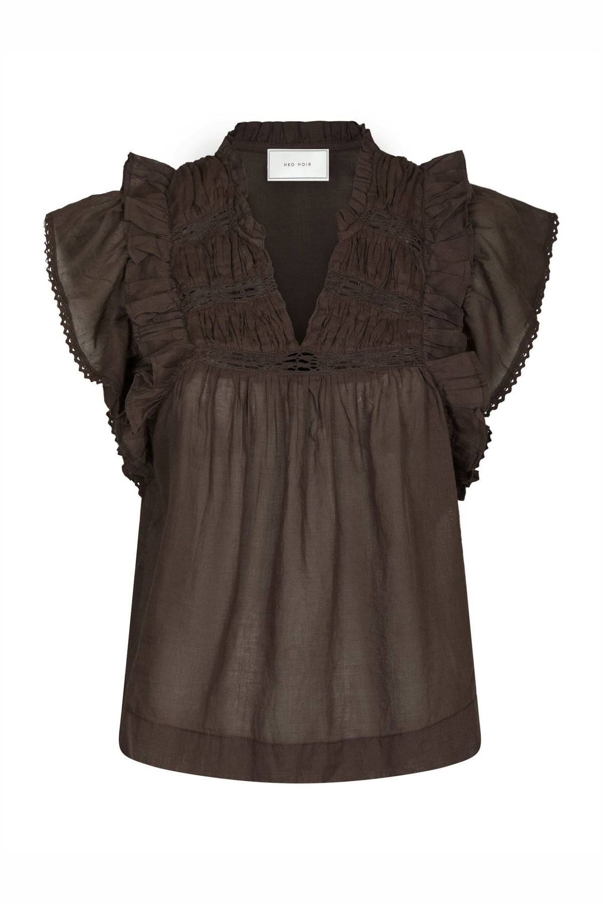 Jayla S Voile Dark brown - 159881