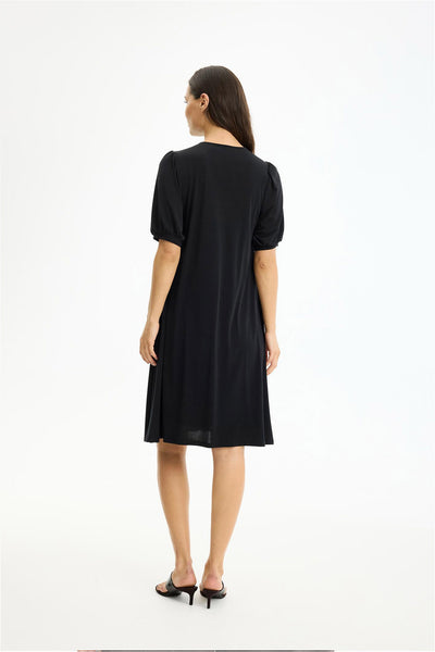 Jo dress 1/2 sleeves SORT - 17248 Thumbnail