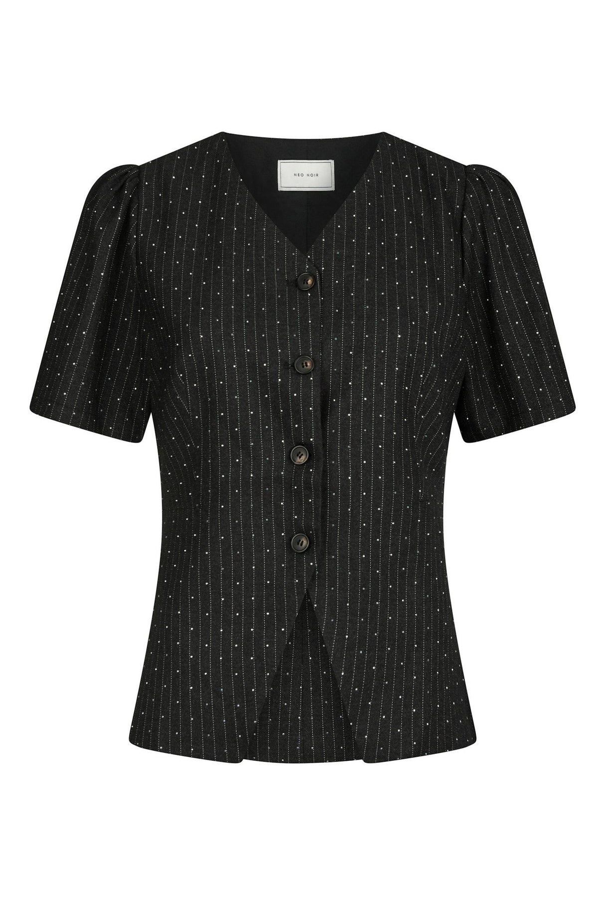 Jules B Pinstripe Blouse Antracit - 167083