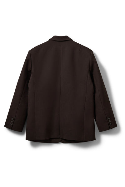 KAISW OVERSIZE BLAZER 7025 Dark brown - SNOS698 Thumbnail