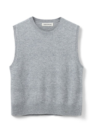 KARLISW VEST 8010 Grey melange - SNOS551