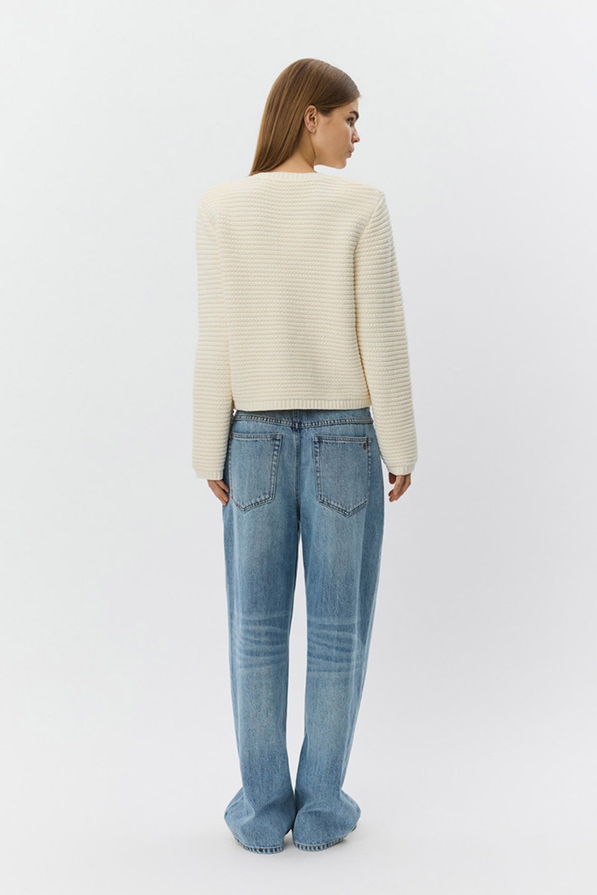 KYRASW KNIT CARDIGAN 0101 Off white - S261305