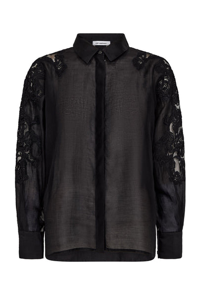 KawaCC Embroidery Shirt 96-Black - 35988 Thumbnail