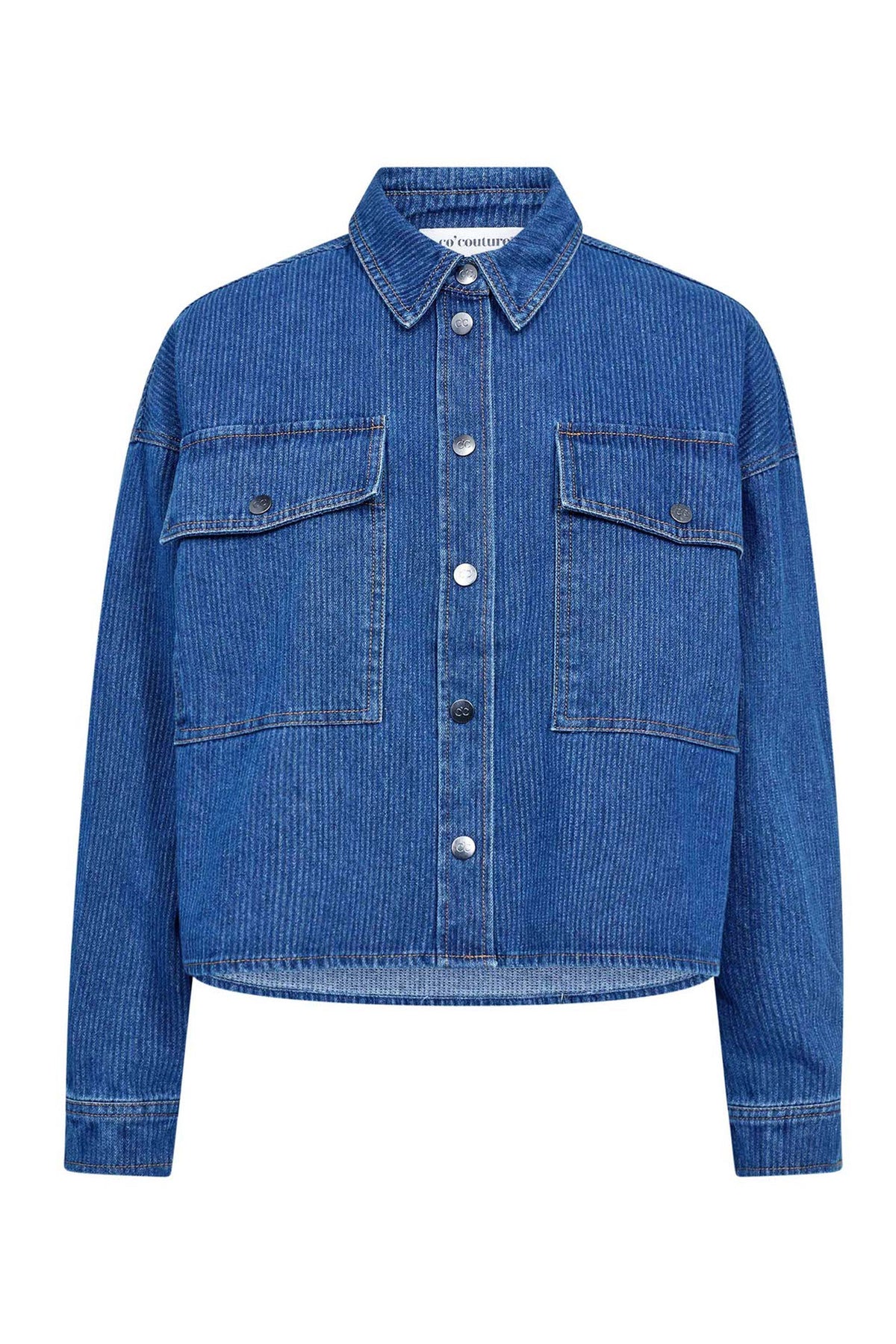 KimmyCC Denim Shirt 555-Dark denim - 45031